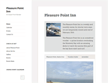 Tablet Screenshot of pleasurepointinn.com